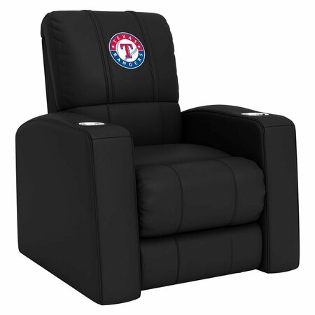 DREAMSEAT Relax Recliner with Texas Rangers Logo XZ418301RHTCDBLK-PSMLB22070